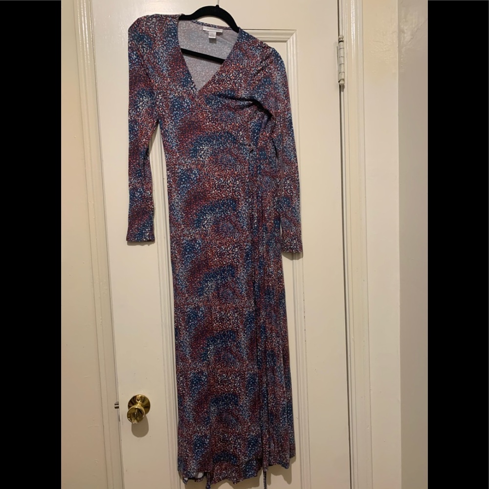 Motherhood maternity wrap dress